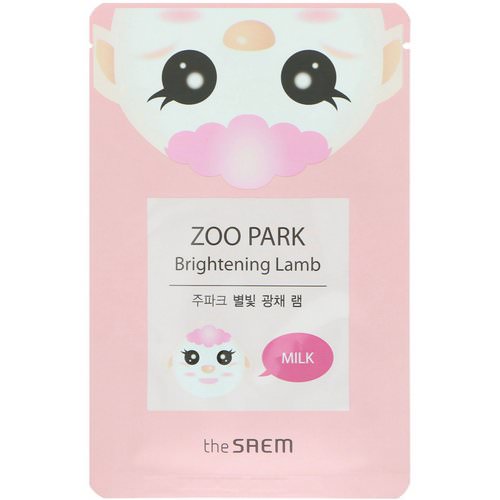 The Saem, Zoo Park, Brightening Lamb Mask, 1 Mask, 0.84 fl oz (25 ml) فوائد