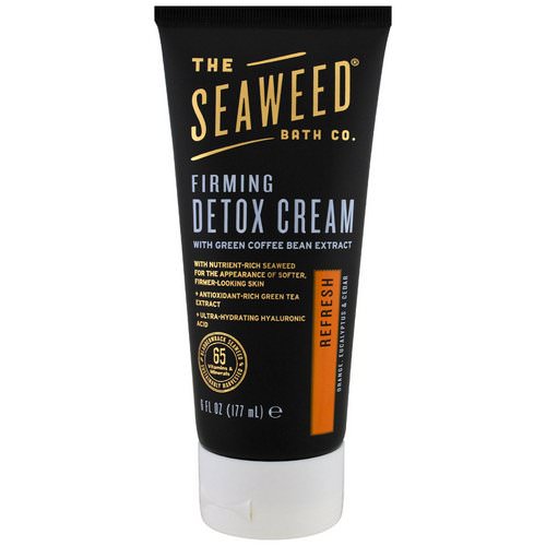 The Seaweed Bath Co, Firming Detox Cream, Refresh, Orange, Eucalyptus & Cedar, 6 fl oz (177 ml) فوائد