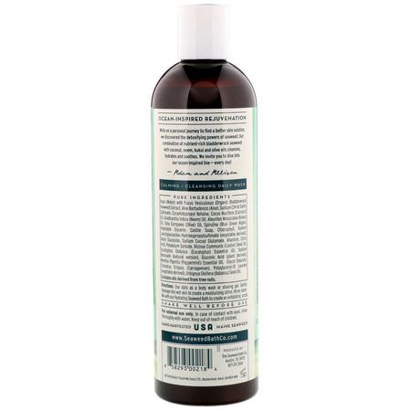 The Seaweed Bath Co, Hydrating Body Wash, For All Skin Types, Eucalyptus & Peppermint, 12 fl oz (354 ml):جل الاستحمام, غس,ل الجسم