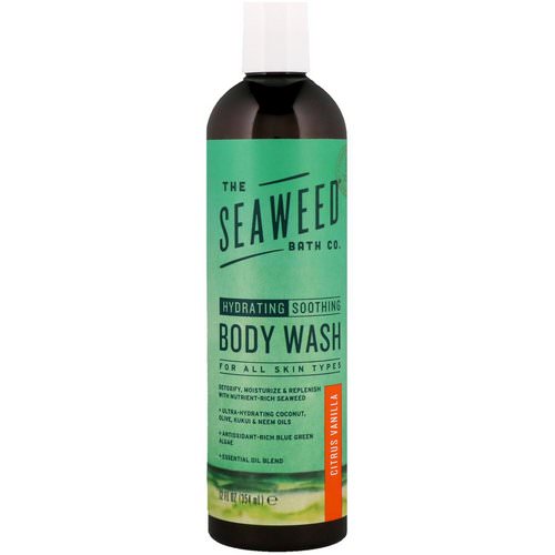 The Seaweed Bath Co, Hydrating Soothing Body Wash, Citrus Vanilla, 12 fl oz (354 ml) فوائد