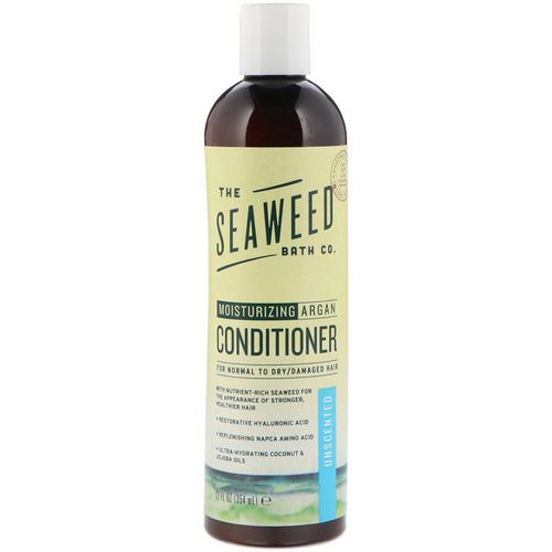 The Seaweed Bath Co, Moisturizing Argan Conditioner, Unscented, 12 fl oz (354 ml) فوائد