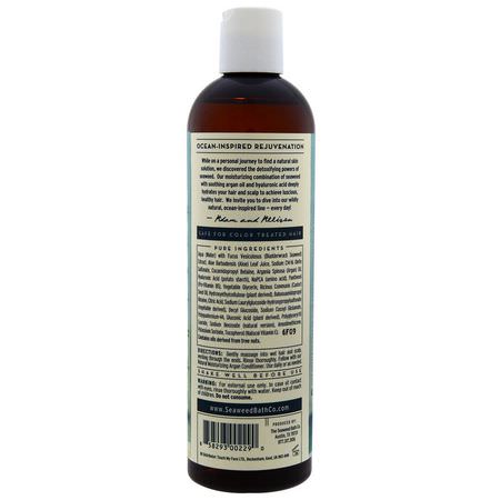 The Seaweed Bath Co, Natural Moisturizing Argan Shampoo, Unscented, 12 fl oz (360 ml):شامب, العناية بالشعر