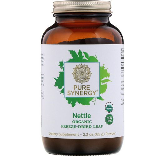 The Synergy Company, Nettle, Organic Freeze-Dried Leaf Powder, 2.3 oz (65 g) فوائد