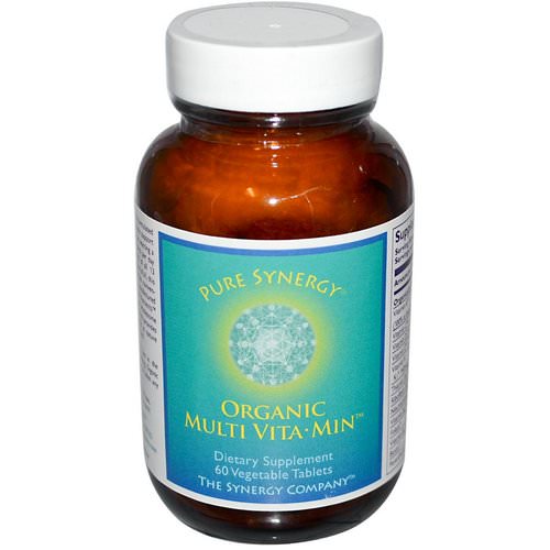 The Synergy Company, Organic Multi Vita Min, 60 Vegetable Tablets فوائد