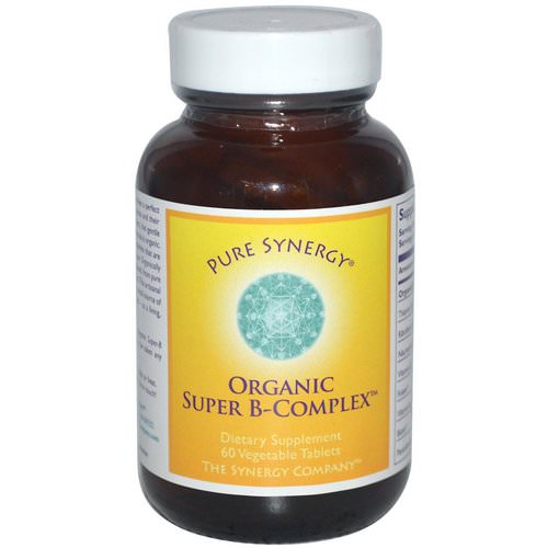 The Synergy Company, Organic Super B-Complex, 60 Veggie Tabs فوائد