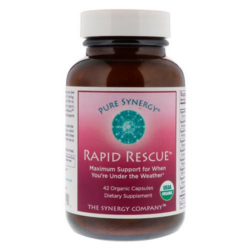 The Synergy Company, Rapid Rescue, 42 Organic Capsules فوائد