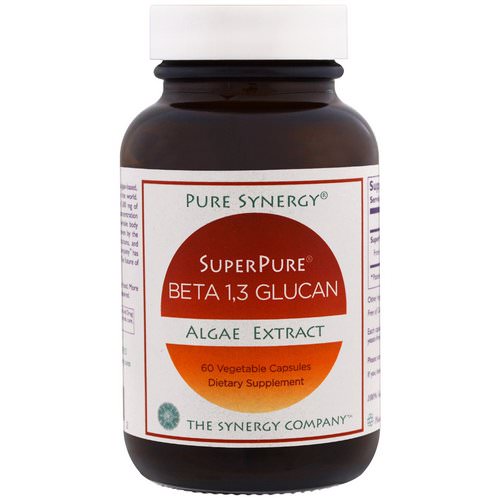 The Synergy Company, SuperPure, Beta 1,3 Glucan, Algae Extract, 60 Veggie Caps فوائد
