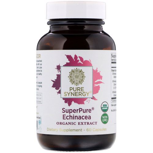 The Synergy Company, SuperPure Echinacea Organic Extract, 60 Capsules فوائد