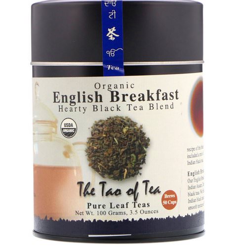 The Tao of Tea, Organic Hearty Black Tea Blend, English Breakfast, 3.5 oz (100 g) فوائد