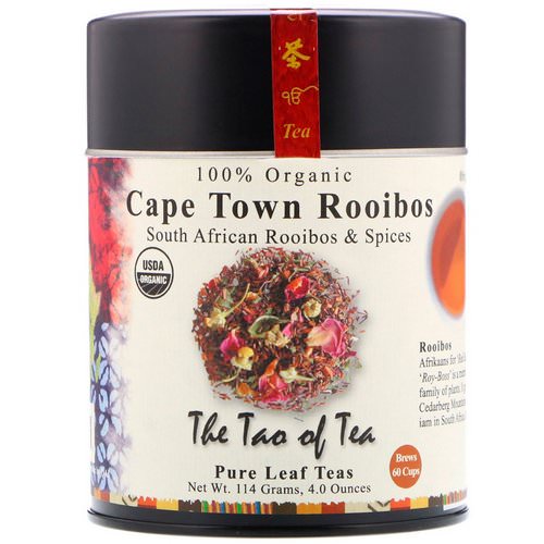 The Tao of Tea, 100% Organic South African Roobios & Spices, Cape Town Rooibos, 4.0 oz (114 g) فوائد