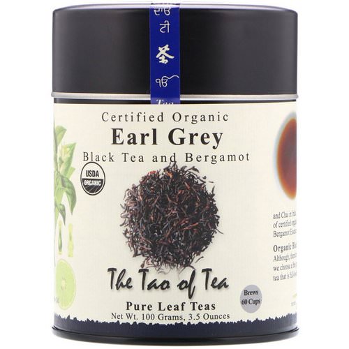 The Tao of Tea, Certified Organic Black Tea and Bergamot, Earl Grey, 3.5 oz (100 g) فوائد