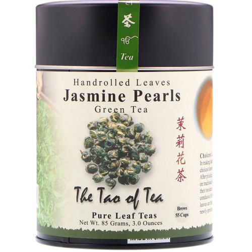 The Tao of Tea, Handrolled Leaves Green Tea, Jasmine Pearls, 3 oz (85 g) فوائد