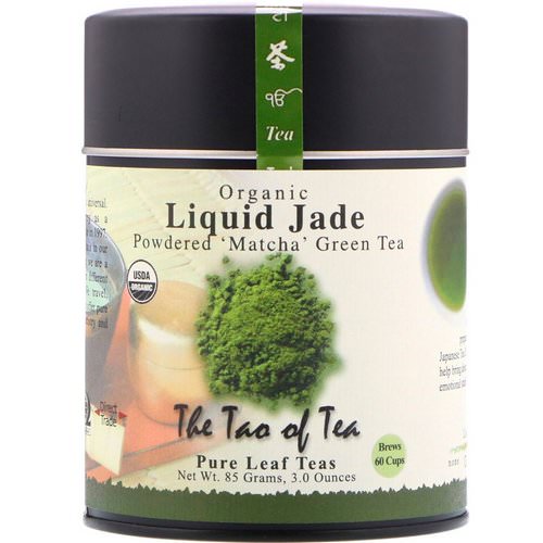 The Tao of Tea, Organic Powdered Matcha Green Tea, Liquid Jade, 3 oz (85 g) فوائد