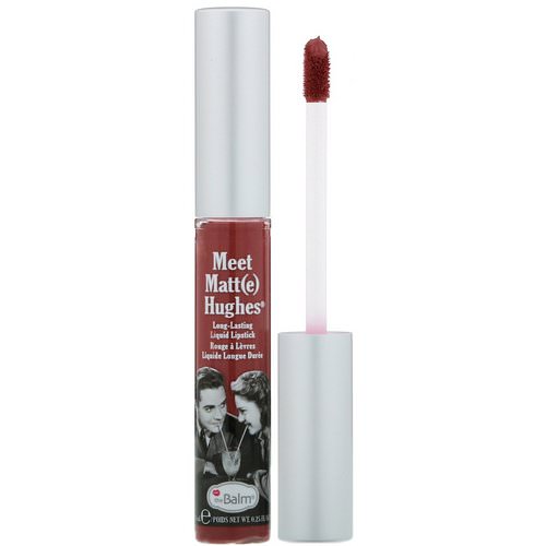 theBalm Cosmetics, Meet Matt(e) Hughes, Long-Lasting Liquid Lipstick, Charming, 0.25 fl oz (7.4 ml) فوائد