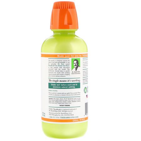 TheraBreath, Dry Mouth Oral Rinse, Tingling Mint, 16 fl oz (473 ml):