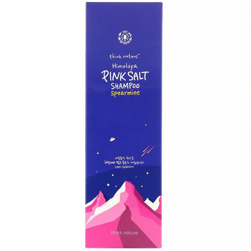 Think Nature, Himalaya Pink Salt Shampoo, Spearmint, 9.52 oz (270 g) فوائد