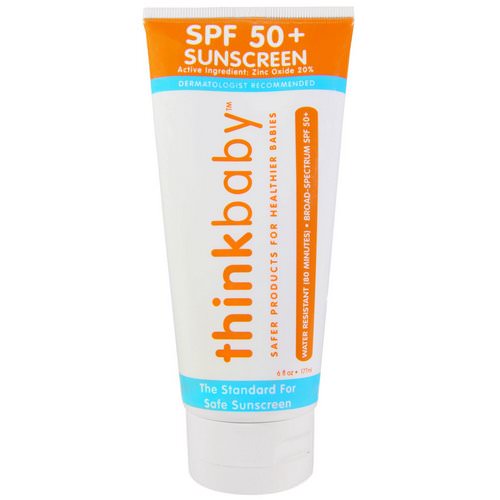 Think, Thinkbaby, Sunscreen, SPF 50+, 6 fl oz (177 ml) فوائد