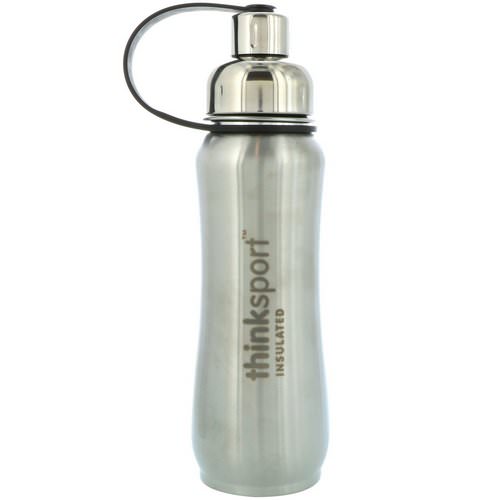 Think, Thinksport, Insulated Sports Bottle, Silver, 17 oz (500ml) فوائد