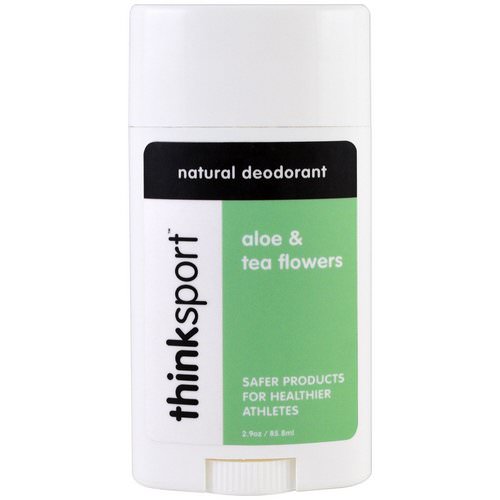 Think, Thinksport, Natural Deodorant, Aloe & Tea Flowers, 2.9 oz (85.8 ml) فوائد