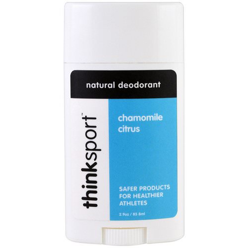 Think, Thinksport, Natural Deodorant, Chamomile Citrus, 2.9 oz (85.8 ml) فوائد