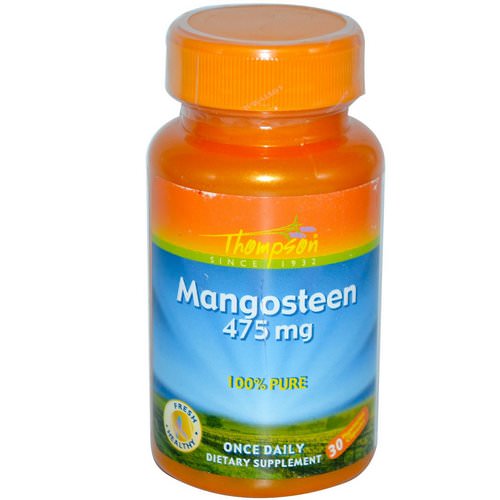 Thompson, Mangosteen, 475 mg, 30 Veggie Caps فوائد