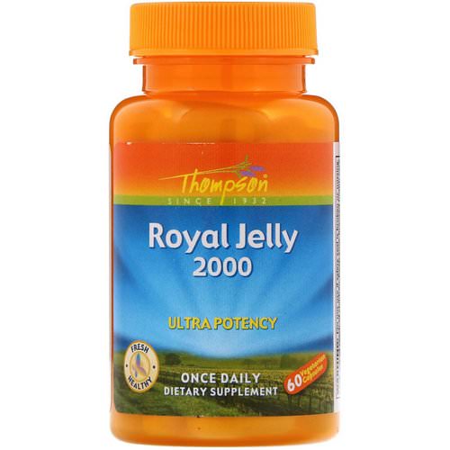 Thompson, Royal Jelly, 2,000 mg, 60 Vegetarian Capsules فوائد