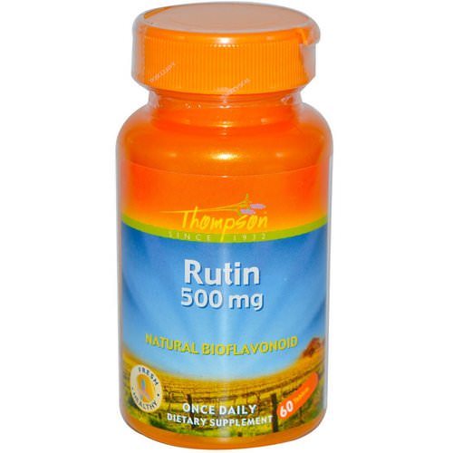 Thompson, Rutin, 500 mg, 60 Tablets فوائد