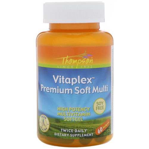 Thompson, Vitaplex Premium SoftMulti, 60 Softgels فوائد