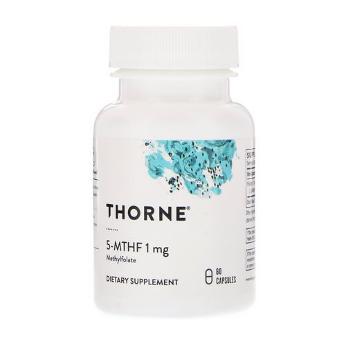 Thorne Research, 5-MTHF, 1 mg, 60 Capsules فوائد