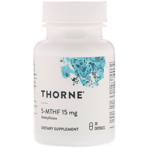 Thorne Research, 5-MTHF, 15 mg, 30 Capsules فوائد