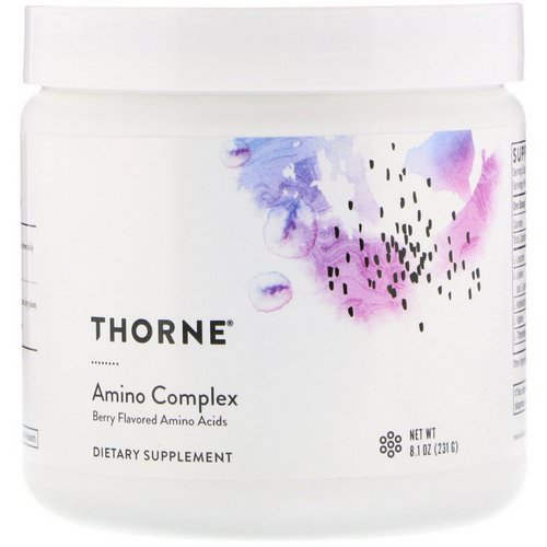 Thorne Research, Amino Complex, Berry Flavor, 8.1 oz (231 g) فوائد