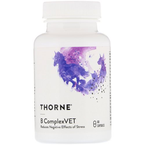 Thorne Research, B ComplexVET, 60 Capsules فوائد