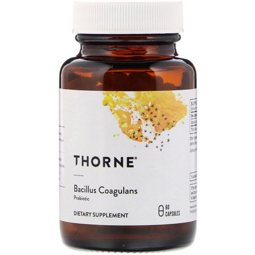 Thorne Research, Bacillus Coagulans, 60 Capsules فوائد