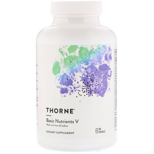 Thorne Research, Basic Nutrients V, 180 Capsules فوائد