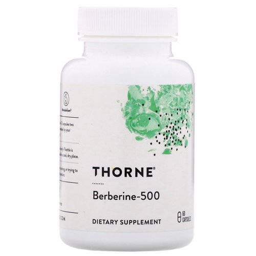Thorne Research, Berberine-500, 60 Capsules فوائد
