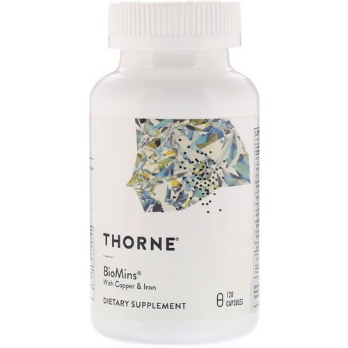 Thorne Research, BioMins with Copper & Iron, 120 Capsules فوائد