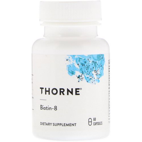 Thorne Research, Biotin-8, 60 Capsules فوائد