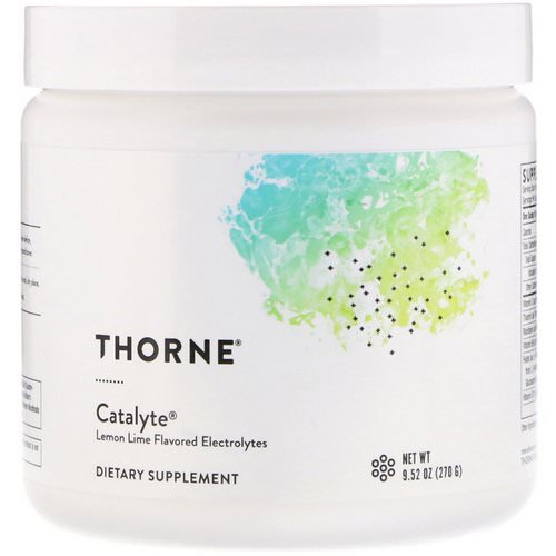 Thorne Research, Catalyte, Lemon Lime Flavored Electrolytes, 9.52 oz (270 g) فوائد