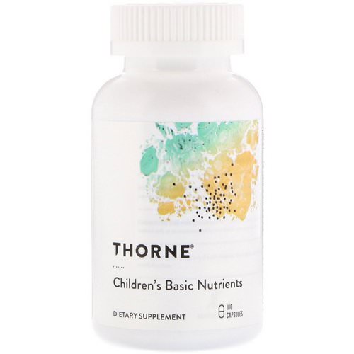 Thorne Research, Children's Basic Nutrients, 180 Vegetarian Capsules فوائد
