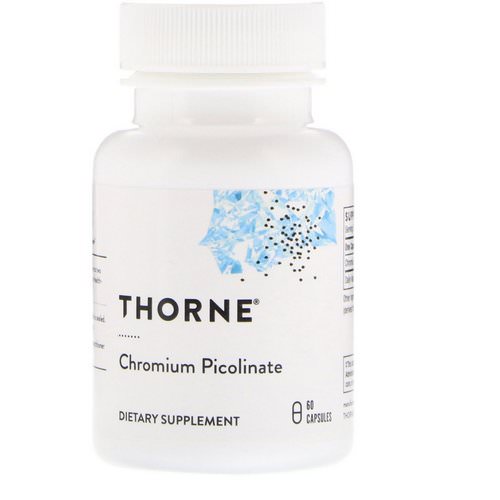 Thorne Research, Chromium Picolinate, 60 Capsules فوائد