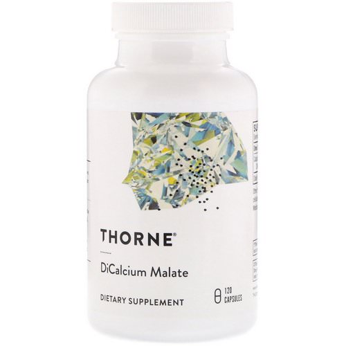 Thorne Research, Dicalcium Malate, 120 Capsules فوائد