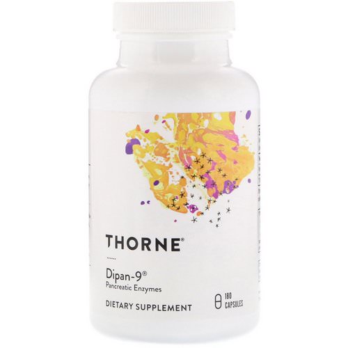 Thorne Research, Dipan-9, Pancreatic Enzymes, 180 Capsules فوائد