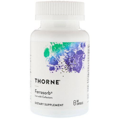 Thorne Research, Ferrasorb, 60 Capsules فوائد