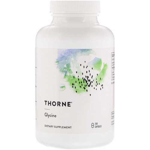 Thorne Research, Glycine, 250 Capsules فوائد