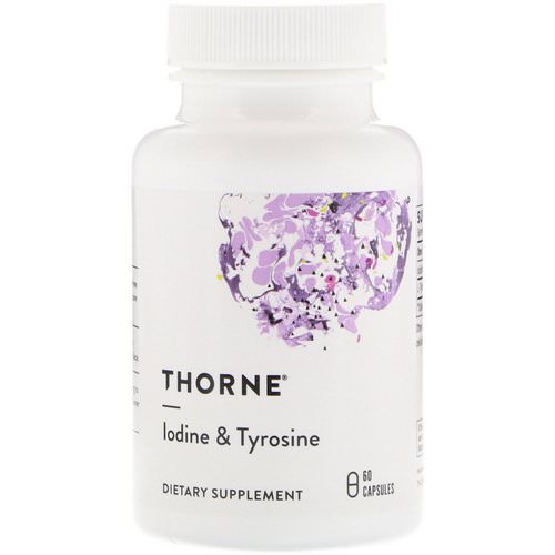 Thorne Research, Iodine & Tyrosine, 60 Capsules فوائد