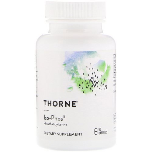 Thorne Research, Iso-Phos, Phosphatidylserine, 60 Capsules فوائد