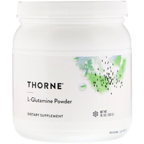 Thorne Research, L-Glutamine Powder, 1.1 lbs (513 g) فوائد