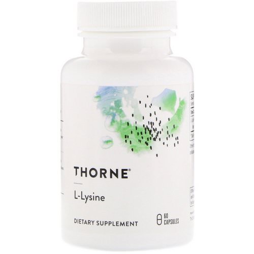 Thorne Research, L-Lysine, 60 Capsules فوائد