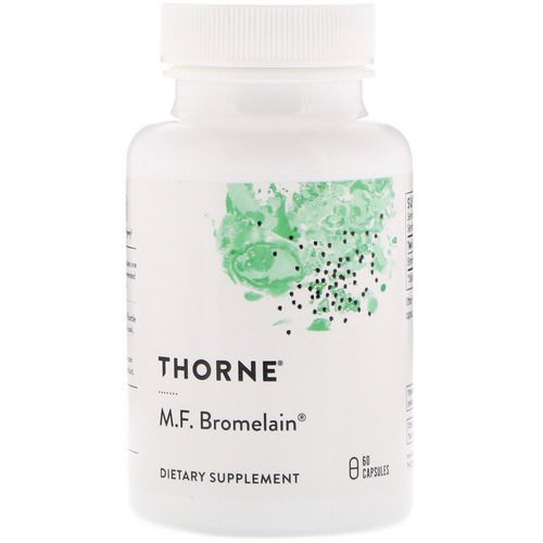 Thorne Research, M.F. Bromelain, 60 Capsules فوائد