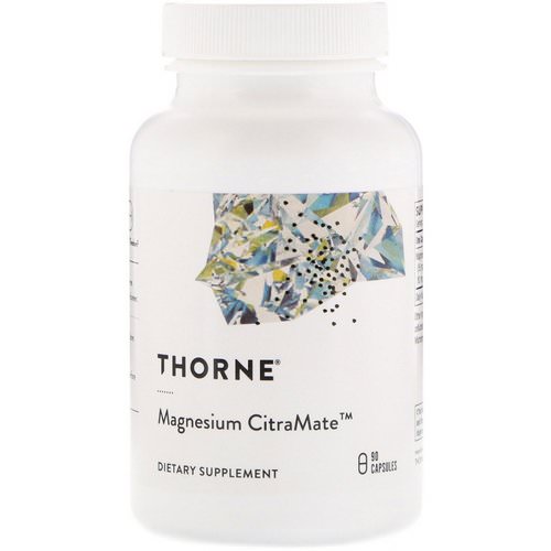 Thorne Research, Magnesium Citramate, 90 Capsules فوائد